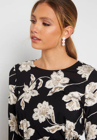 Blenda dress, with belt