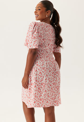 Butterfly Sleeve Short Dress