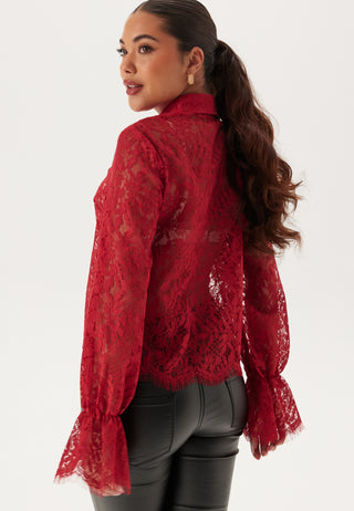 Buttoned Lace Shirt