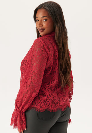 Buttoned Lace Shirt
