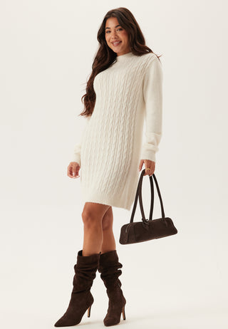 Cable Knit Sweater Dress