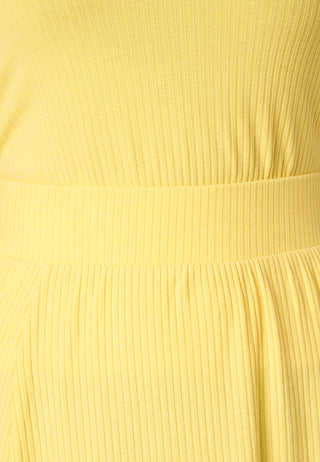 Charlie rib a-line skirt