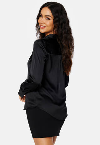 Elara satin shirt