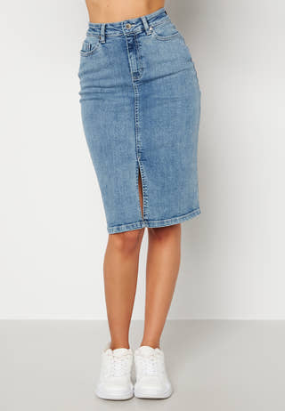 Elina midi denim skirt