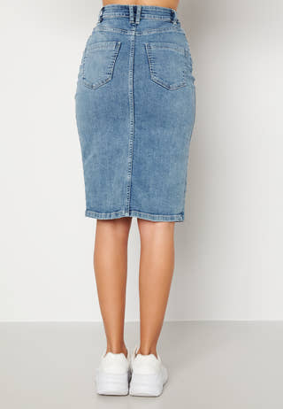 Elina midi denim skirt