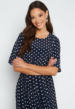 Eloise pleated dress