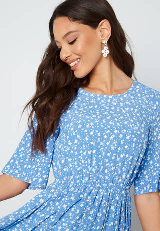 Eloise pleated dress