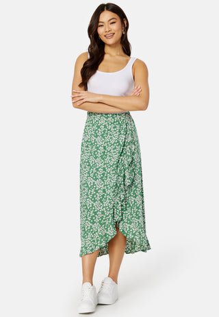 Front Wrap Viscose Skirt