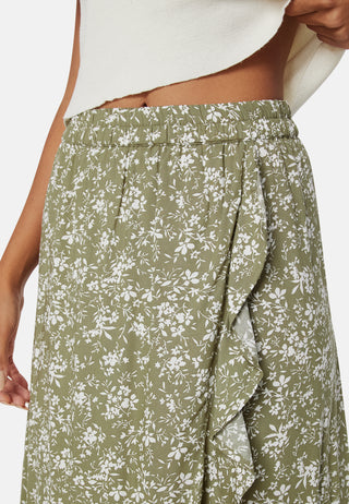 Front Wrap Viscose Skirt