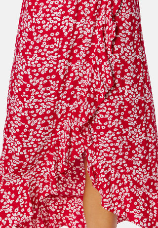 Front Wrap Viscose Skirt