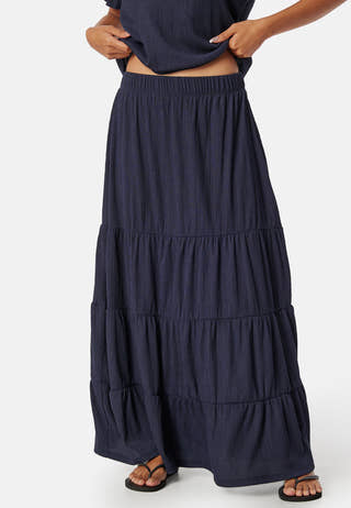 Flounce Maxi Skirt