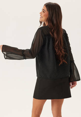 Flounce Sleeve Blouse