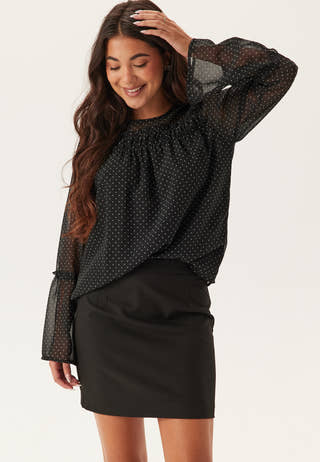 Flounce Sleeve Blouse