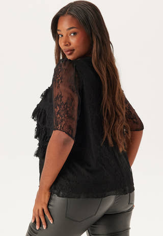 Frill Detail Wide Sleeve Blouse