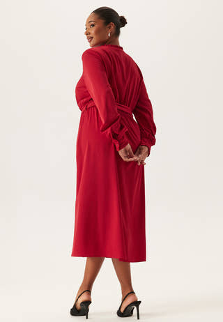 Frill Wrap Dress