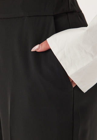 High Waist Wide Suit Pants