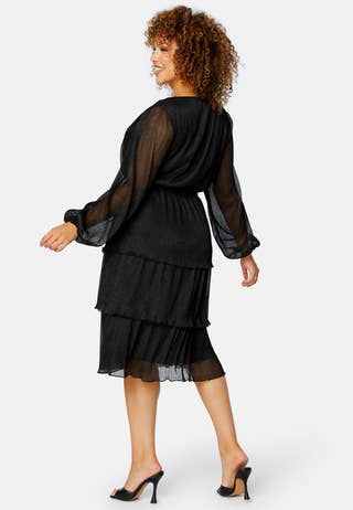 Jassie Pleated Sparkling Dress