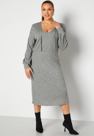 Josey rib midi dress