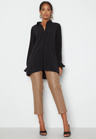 Juliana pleated sleeve tunic