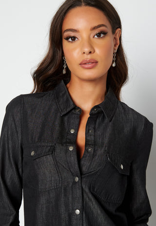 Kathleen long denim shirt