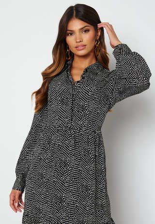 Laura puff sleeve dress