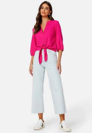 Linn ss knot blouse