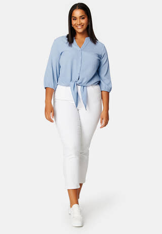 Linn ss knot blouse