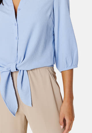 Linn ss knot blouse