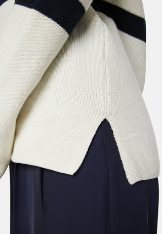 Striped O-neck  Knitted Sweater