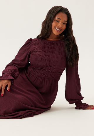 Long Sleeve Smock Dress