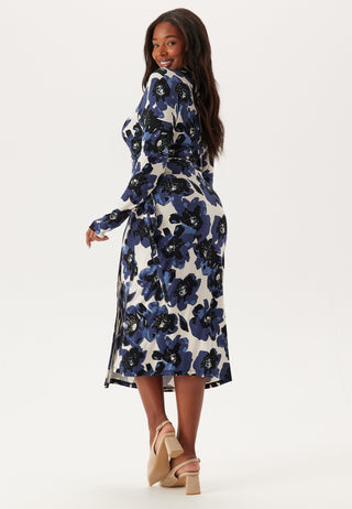 Long Sleeve Wrap Dress