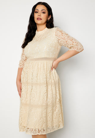 High Neck Lace Dress