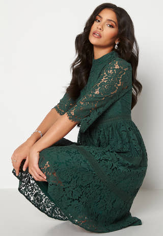 High Neck Lace Dress