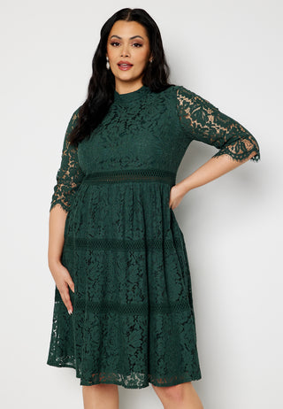 High Neck Lace Dress