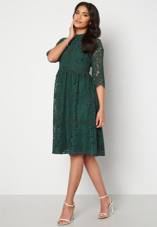 High Neck Lace Dress