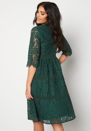 High Neck Lace Dress
