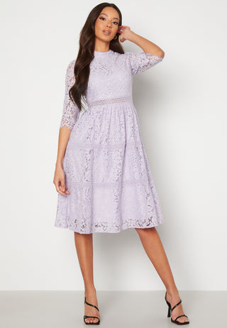 High Neck Lace Dress
