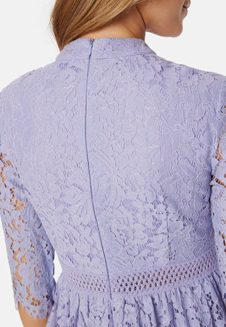 High Neck Lace Dress