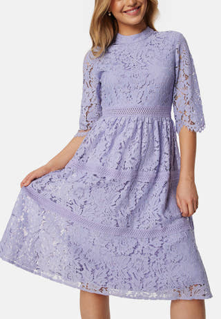 High Neck Lace Dress
