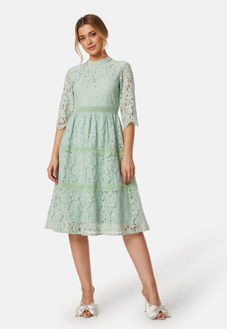 High Neck Lace Dress