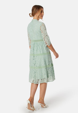 High Neck Lace Dress