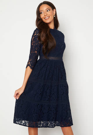 High Neck Lace Dress