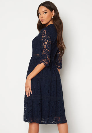 High Neck Lace Dress