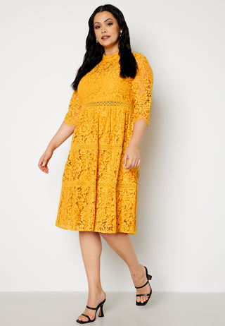 High Neck Lace Dress