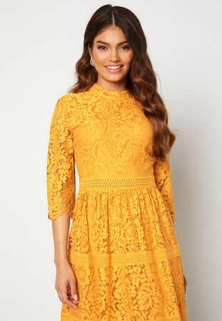High Neck Lace Dress