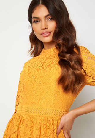 High Neck Lace Dress