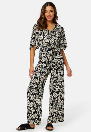 Mollie butterfly sleeve jumpsuit
