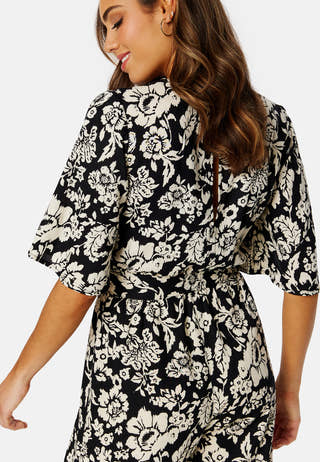 Mollie butterfly sleeve jumpsuit