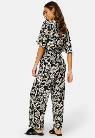 Mollie butterfly sleeve jumpsuit