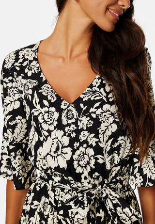Mollie butterfly sleeve jumpsuit